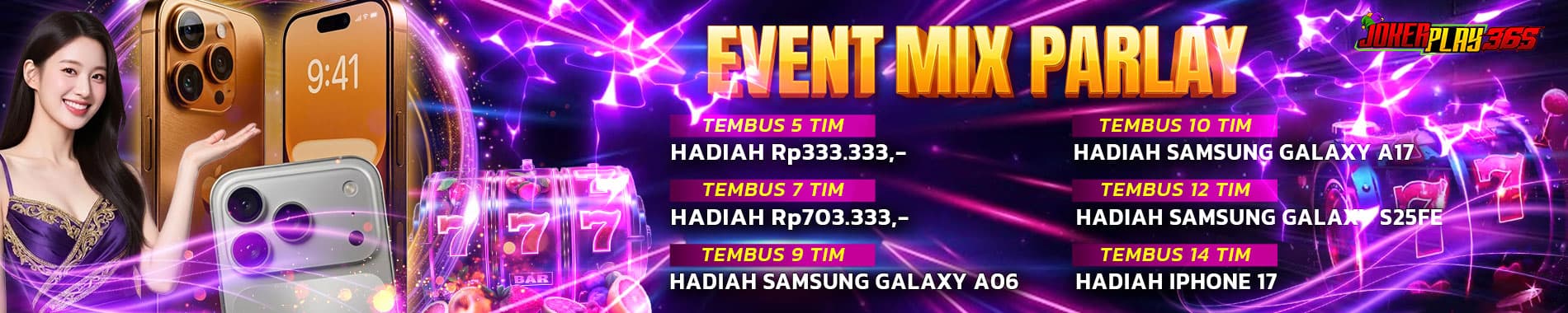 EVENT MIX PARLAY IPHONE 17 PRO MAX